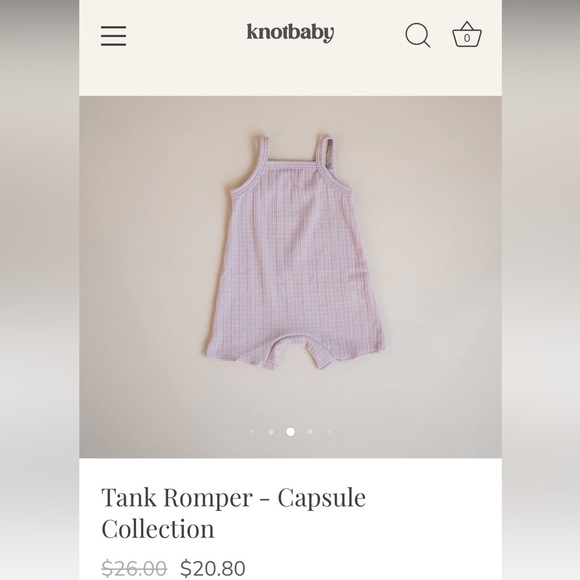 KB Essentials Tank Romper - Picture 3 of 3